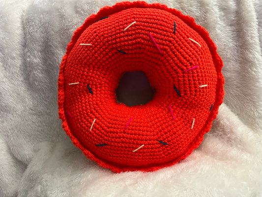 Crochet Donut Pillow